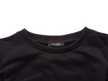 Load image into Gallery viewer, BALMAIN Girls Black Cotton Long Sleeve Open Shoulder Jumper 14 Yrs RRP190 NEW
