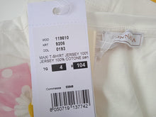 Load image into Gallery viewer, MONNALISA Tweety Maxi T-Shirt Cotton Jersey Girls Ivory Multi 4 Years NEW RRP75
