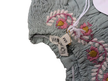 Load image into Gallery viewer, LOUISE MISHA Baby Girl Josephine Embroidered Sleeveless Blue 6 Months NEW RRP 50
