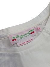 Load image into Gallery viewer, BONPOINT Kids Girls Cherry Print White Top Tshirt Size 4 Years NEW RRP 60
