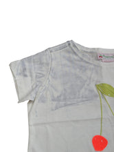 Load image into Gallery viewer, BONPOINT Kids Girls Cherry Print White Top Tshirt Size 4 Years NEW RRP 60

