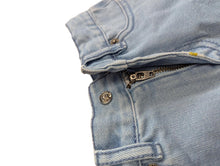 Load image into Gallery viewer, HUNDRED PIECES Kid Girl Flower Stonewashed Denim Skirt Blue 2 Years NEW RRP 65
