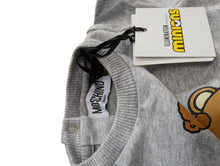 Load image into Gallery viewer, MOSCHINO KIDS Minions Grey Bodysuit Onesie Set Size 3 Months NEW RRP 165
