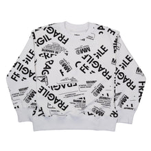 Load image into Gallery viewer, MAISON MARGIELA MM6 KIDS Fragile Logo Crewneck Sweatshirt 12 Yrs NEW RRP130
