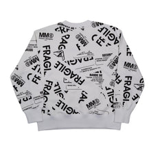 Load image into Gallery viewer, MAISON MARGIELA MM6 KIDS Fragile Logo Crewneck Sweatshirt 12 Yrs NEW RRP130
