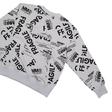 Load image into Gallery viewer, MAISON MARGIELA MM6 KIDS Fragile Logo Crewneck Sweatshirt 12 Yrs NEW RRP130
