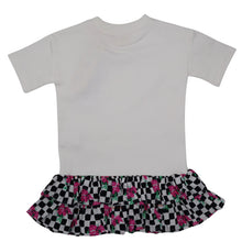 Load image into Gallery viewer, OFF WHITE KIDS Dress Ruffle Flower Short Sleeve Multicolour 6 Yrs NEW RRP267
