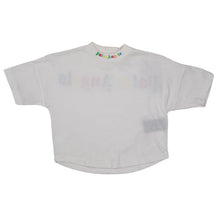 Load image into Gallery viewer, PALM ANGELS KIDS Girls Classic Over Logo Tee SS White Size:4 Years NEW RRP: 115
