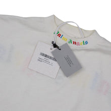 Load image into Gallery viewer, PALM ANGELS KIDS Girls Classic Over Logo Tee SS White Size:4 Years NEW RRP: 115
