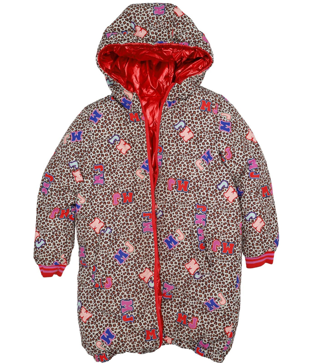 LITTLE MARC JACOBS Reversible Hooded Puffer Jacket Multicolour 12 Yrs RRP165