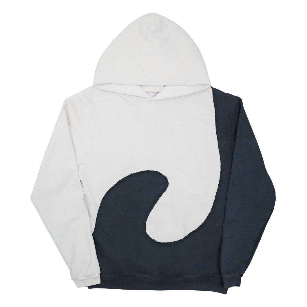 ERL KIDS Teen Unisex Cotton Swirl Hoodie White Size:14 Years NEW RRP: 95