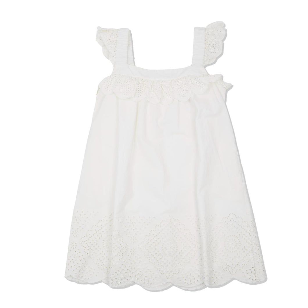 SEA NEW YORK KIDS Cotton White Ivory Dress  Size6 Years NEW RRP 115