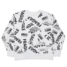 Load image into Gallery viewer, MAISON MARGIELA MM6 KIDS Teen Fragile Logo Sweatshirt White 14 Yrs NEW RRP145
