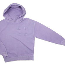 Load image into Gallery viewer, LES COYOTES DE PARIS Oversized Embroidered Logo Hoodie Purple 14 Yrs NEW RRP 95
