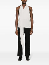 Load image into Gallery viewer, AARON ESH Mens Silk Vest With Trail Ivory Neutrals S Silk Blend NEW RRP: 510
