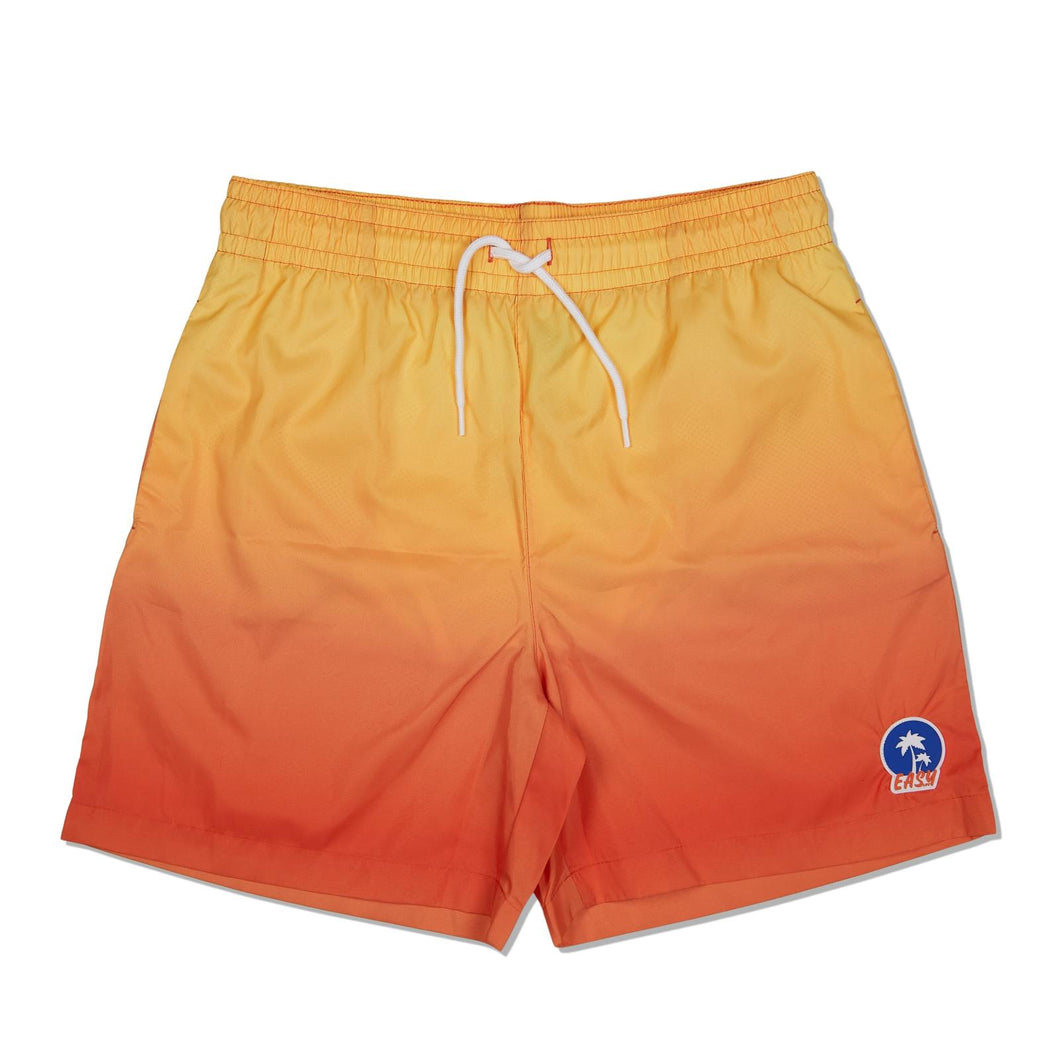 HUNDRED PIECES KIDS Boy Gradient Dye Swim Trunks Orange 12 Years NEW RRP: 65