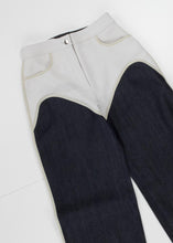 Load image into Gallery viewer, PARIS GEORGIA Jeans Cowboy Denim Straight Jeans Light/Dark Grey - XS RRP395
