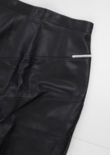 Load image into Gallery viewer, ALEKSANDRE AKHALKATSISHVILI Skirt Faux Leather Midi Straight Black - XL RRP280
