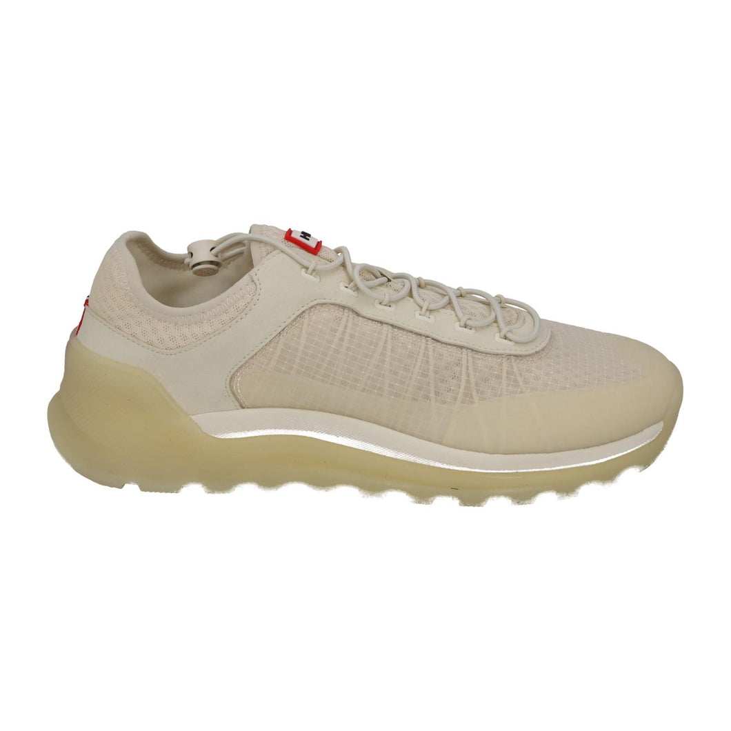 HUNTER Travel Trainer Low Top Toggle Lace Cream Fabric UK8 NEW RRP125