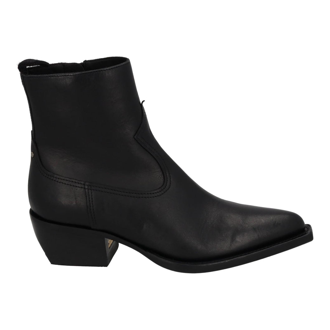 GOLDEN GOOSE Debbie Cowboy Boot Point Toe Black Leather EU36 UK3 NEW RRP595