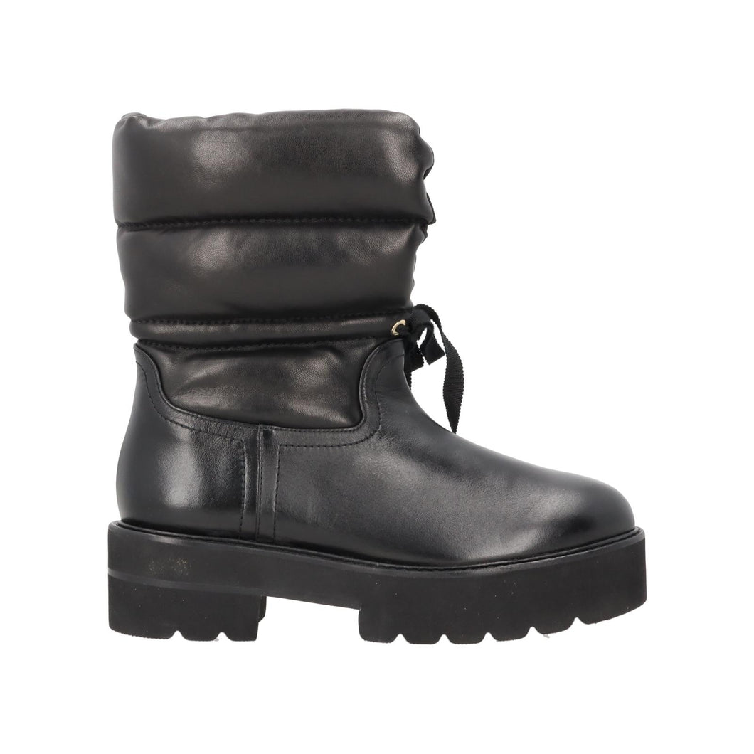 STUART WEITZMAN Ankle Boot Tyler Ultralift Bootie Black Leather UK4.5