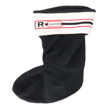 Load image into Gallery viewer, HUNTER Boot Socks Ladies Black Play Boot Tall Shoetrims Size UK 6-8 RRP 25

