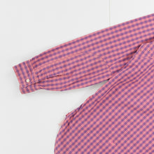 Load image into Gallery viewer, PRPS JAPAN Shirt Check Cotton Pink Long Sleeve Button Up - Medium RRP75
