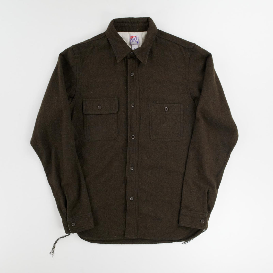 PRPS JAPAN Shirt Cotton Workwear Pocket Button Up Long Sleeve - Medium RRP75