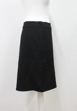 Load image into Gallery viewer, M&amp;S Marks &amp; Spencer Ladies Black Faux Wrap Mini Skirt UK16 Long RRP19.5 NEW
