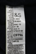 Load image into Gallery viewer, M&amp;S Marks &amp; Spencer Ladies Navy Blue Scoop Neck Vest Top UK10 RRP12.5 NEW
