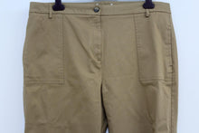 Load image into Gallery viewer, M&amp;S Ladies Brown High Rise Wide Utility Trousers W40 EU48 UK20 NEW RRP19.5
