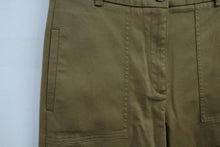 Load image into Gallery viewer, M&amp;S Ladies Camel Wide Leg Beige Utility Ankle Crop Trousers UK16 RRP58.5 NEW
