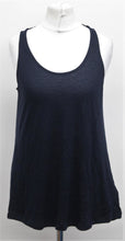 Load image into Gallery viewer, M&amp;S Marks &amp; Spencer Ladies Navy Blue Scoop Neck Vest Top UK10 RRP12.5 NEW
