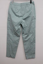 Load image into Gallery viewer, M&amp;S Marks &amp; Spencer Ladies Aqua Blue 7/8 Slim Leg Trousers UK10 RRP25 NEW
