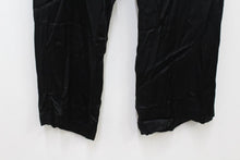 Load image into Gallery viewer, M&amp;S Marks &amp; Spencer Ladies Black Satin Wide Leg Trousers UK24 RRP39.5 NEW
