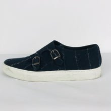 Load image into Gallery viewer, Cedric Charlier Women&#39;s Low Slip On Shoes Trainers | UK7 EU40 | Navy

