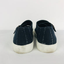 Load image into Gallery viewer, Cedric Charlier Women&#39;s Low Slip On Shoes Trainers | UK7 EU40 | Navy
