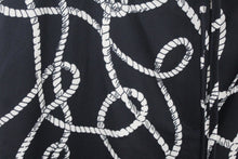 Load image into Gallery viewer, M&amp;S Marks &amp; Spencer Ladies Navy Blue Rope Print Trousers UK18 RRP35 NEW
