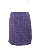 Load image into Gallery viewer, M&amp;S Marks &amp; Spencer Ladies Lilac Purple Tweed Mini Skirt UK10 RRP39.5 NEW
