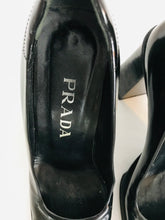 Load image into Gallery viewer, Prada Women’s Square Toe Chunky Heels | UK4.5 EU37.5 | Black
