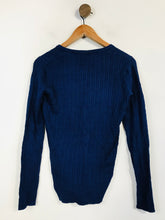 Load image into Gallery viewer, Crew Clothing Co. Women&#39;s V-Neck Jumper | UK10 | Blue
