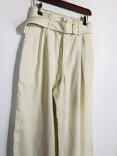 Load image into Gallery viewer, Uniqlo Women&#39;s Linen High Waist Casual Trousers | S UK8 | Yellow

