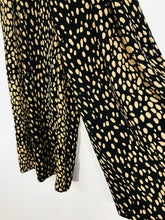 Load image into Gallery viewer, Whistles Women&#39;s Polka Dot Wide Leg Smart Trousers | UK14 | Black
