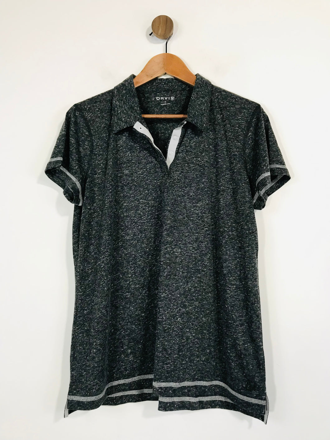 Orvis Women's Polo Shirt | L UK14 | Grey