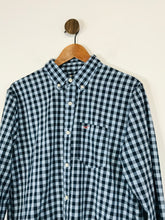 Load image into Gallery viewer, Hollister Men&#39;s Gingham Button-Up Shirt | M  | Blue
