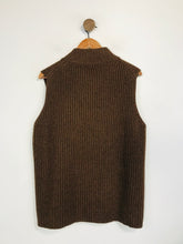 Load image into Gallery viewer, Selective Women&#39;s Merino Knit Vest | UK14 | Brown
