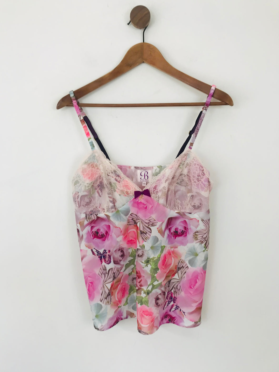 B by Ted Baker Women's Floral Nightwear Tank Top | UK12 | Pink