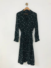 Load image into Gallery viewer, Baukjen Women&#39;s Long Sleeve Star Print Midi Dress | UK14 | Black
