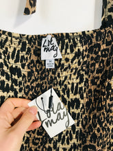 Load image into Gallery viewer, Lola May Women&#39;s Leopard Print Balloon Sleeve Midi Dress NWT | UK14 | Multicoloured
