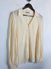 Load image into Gallery viewer, Somerset by Alice Temperley Women&#39;s Button Blouse | UK12 | Beige
